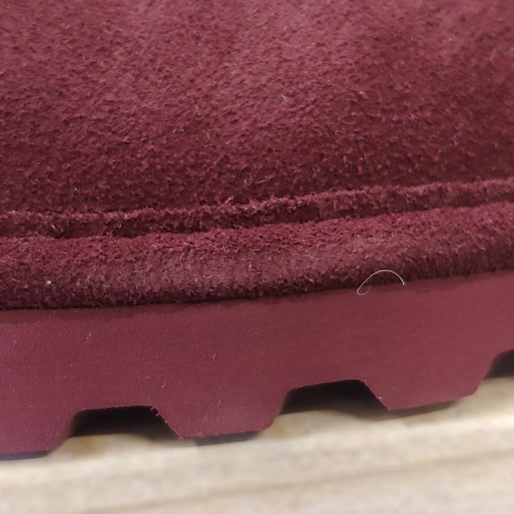 Bearpaw Virginia bootie with Never Wet Wine-9 - Picture 14 of 16